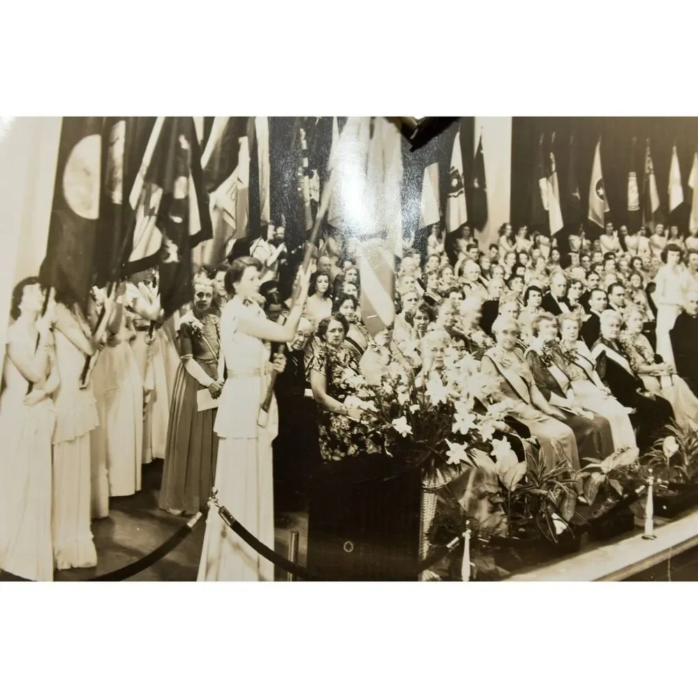 1950 DAR Constitution Hall Panoramic Photo DAR Continental Congres Washington DC
